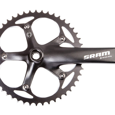 SRAM S100 165mm 48T Black Courier Crankset Power Spline